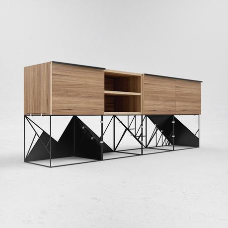 Commode modulaire Z par Marina Bovkun