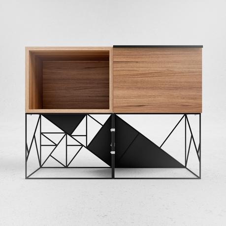 Commode modulaire Z par Marina Bovkun