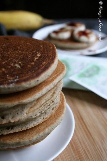 Fluffy pancakes { sans gluten, sans lait, sans œufs }