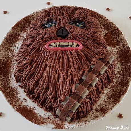Gâteau Chewbacca… ou à peu près !!!!