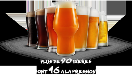 Plus de 50 bières