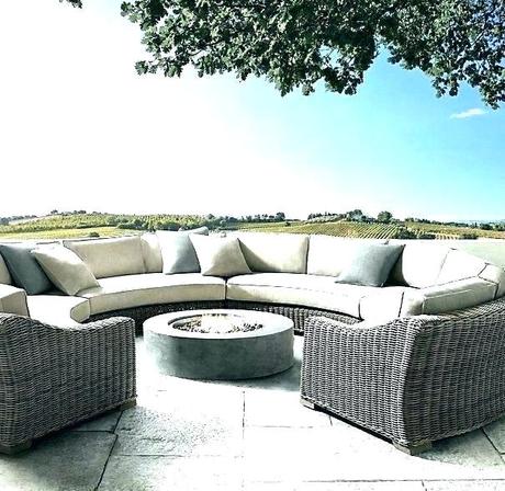 outdoor coffee table cover circular