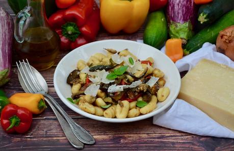 Gnocchis aux légumes grillés Gnocchis aux légumes grillés