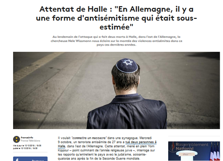 Djihadistes de souche : les terroristes d’extrême-droite à l’école de Breivik #Halle #racisme #antisemitisme