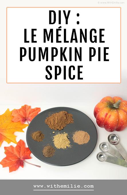 Le mélange d’épices « Pumpkin Pie Spice » fait maison
