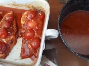 Filets de poulet au four Cliquer sur les photographies pour les agrandir