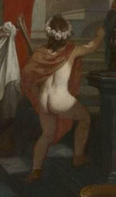 Les pendants complexes de Gérard de Lairesse lairesse 1655-68 der-tempel-der-ehre1 alte pinakothek Munich detail C