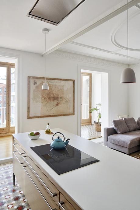 Une rénovation qui préserve l’histoire de cet appartement de 120 ans