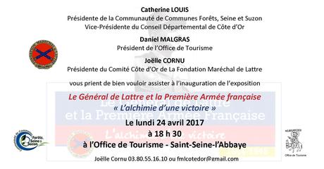 Invitation à l'inauguration de l'exposition Le Général de ...