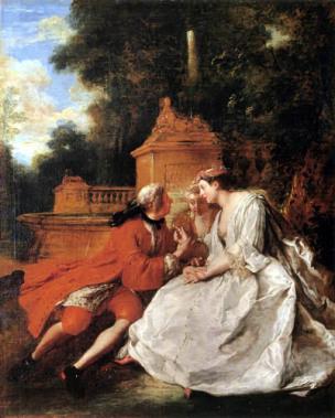 De Troy 1727 le jeu du pied-de-boeuf