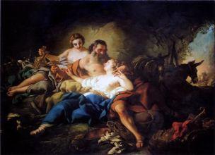De Troy 1748 Loth et ses filles Museo de Arte de Ponce, Porto Rico