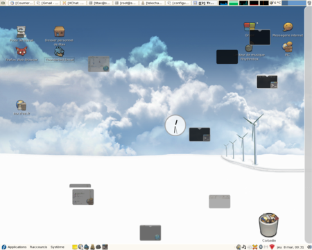 Fedora Core 6 et Kiba Dock