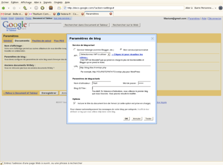 Internet et Google Document et Tableur
