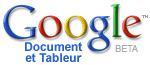 Internet Google Document Tableur