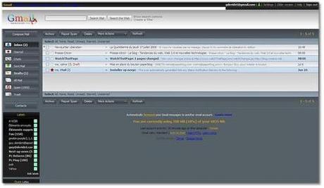Un Gmail méconnaissable !