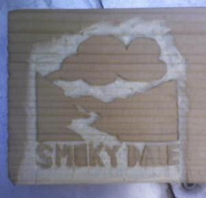 Smoky dale / gravure sur bois