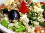 Salade d'orge feta pignons