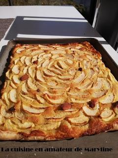 Tarte aux pommes à la crème d'amande