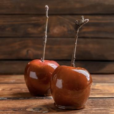 Recette bio : Pommes d'amour bio au caramel