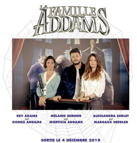 Famille Addams fait son retour au Cinéma le 4 Décembre 2019 avec les voix de Kev Adams, Mélanie Bernier et Alexandra Sublet