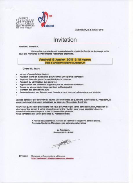 Assemblée Générale 2015 Docs et Photos - Comité de Jumelage ...
