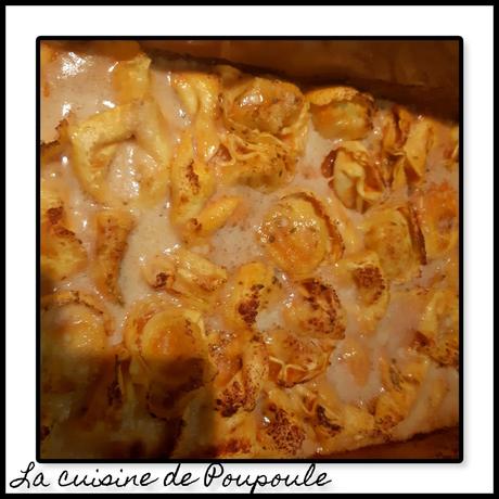 Gratin de tortellinis au gaspacho Gratin de tortellinis au gaspacho