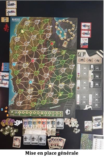 Test de Narcos, le jeu de plateau de Fel Barros et Renato Sasdelli chez Edge Entertainment