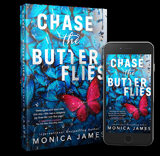 Cover Reveal : Découvrez le résumé et la couverture de Chase the butterflies de Monica James