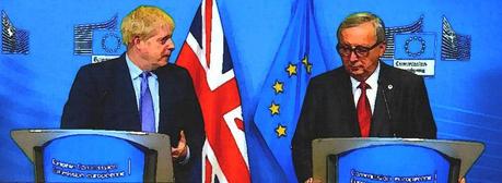 Brexit : Boris Johnson et Emmanuel Macron sur le même front commun Brexit : Boris Johnson et Emmanuel Macron sur le même front commun