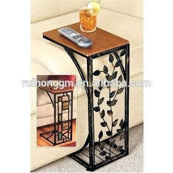 metal tray coffee table living room vine leaf design metal sofa side end table accent tray coffee table