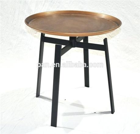 metal tray coffee table contemporary design swivel circular metal tray husk coffee table by