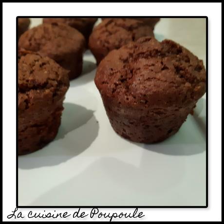 Muffins choco poire