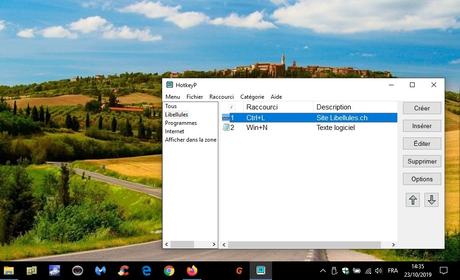 Hotkeyp - simple créateur de raccourcis clavier
