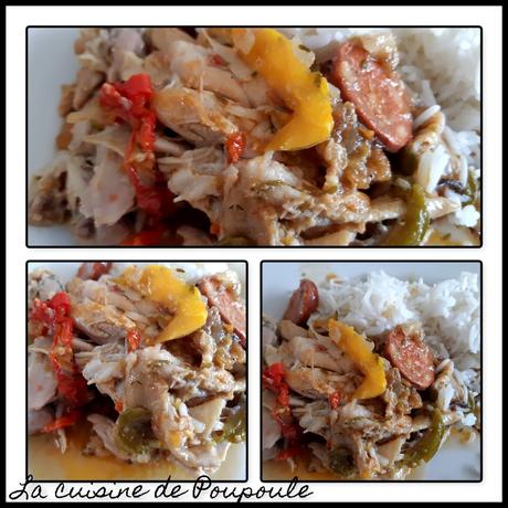 Poulet basquaise au chorizo au cookeo Poulet basquaise au chorizo au cookeo