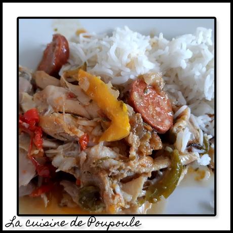 Poulet basquaise au chorizo au cookeo Poulet basquaise au chorizo au cookeo