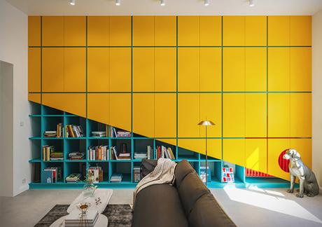 Diagonal Apartment, une décoration colorée au centre de Budapest
