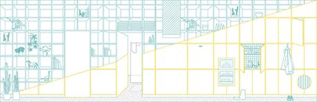 Diagonal Apartment, une décoration colorée au centre de Budapest