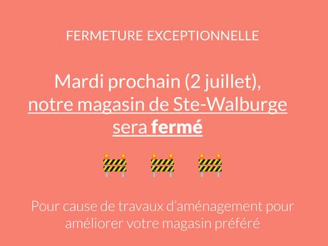Fermeture exceptionnelle mardi prochain à Sainte-Walburge ...