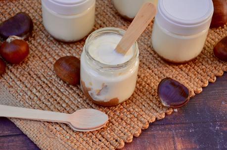 Yaourt de brebis à la crème de marron Yaourt de brebis à la crème de marron