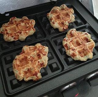 Gaufres à l'aubergine rôtie