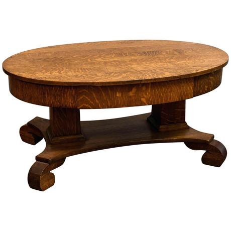 antique oak coffee table antique quarter oak coffee table for sale