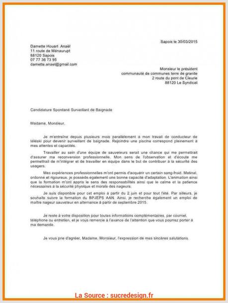 Nouveau Lettre De Motivation Moniteur Educateur Autisme ...