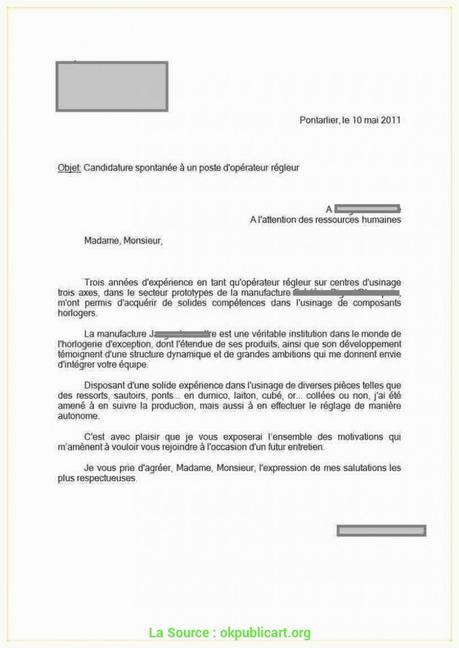 Parfait Lettre De Motivation Gratuite Pour Concours Moniteur ...