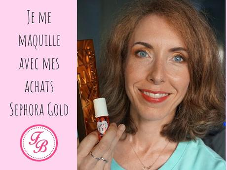Je me maquille avec les produits de mon HAUL Sephora Gold Je me maquille avec les produits de mon HAUL Sephora Gold