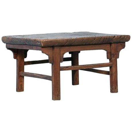 antique chinese coffee table antique elm side table or small coffee table circa for sale