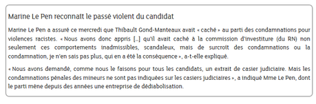 Thibaud Gond-Manteaux, un  « néo » nazi candidat #RN aux municipales en Alsace