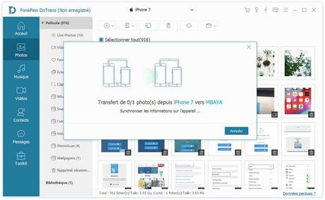 DoTrans : transférer des photos/vidéos iPhone vers Android DoTrans : transférer des photos/vidéos iPhone vers Android
