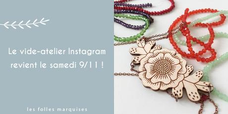 Le vide-atelier Instagram revient le 9 novembre ! Le vide-atelier Instagram revient le 9 novembre !