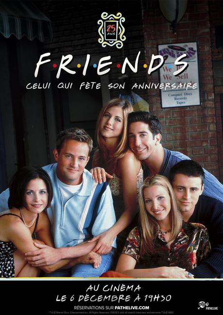 Friends : les 12 meilleurs épisodes seront diffusés au cinéma