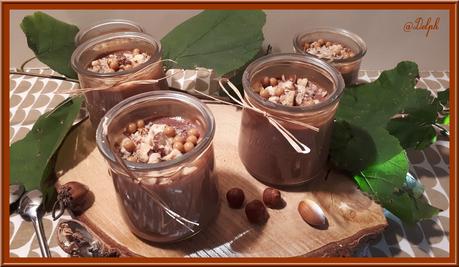 Petites crèmes chocolat et noisettes Petites crèmes chocolat et noisettes